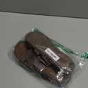 KuaiLu Women's Fashion Orthotic Slides Ladies Lightweight Athletic Yoga Mat Sandals Slip On Thick Cushion Slippers Sandals With Comfortable Plantar Fasciitis Arch Support (9, Brown)