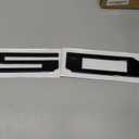 Tailgate Insert Letters Compatible with 2021 2022 2023 2024 2025 Models 3D Raised Emblem Black Accessories Decals Badge & Strong Adhesive (Matte Black)