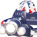 DanForce Headlamp. USB Rechargeable LED Head Lamp. Ultra Bright LUMINUS 1080 Lumen Head Flashlight + Red Light. HeadLamps for Adults, Camping, Outdoors & Hard Hat Work. Zoomable IPX54 Headlight