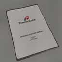 ThermoMate Infrared Electric Patio Heater, 3000W Carbon Fiber Heating for Outdoor/Indoor, Porch, Deck, Garage with Remote 24 Hours Timer, Hard Wired 240V