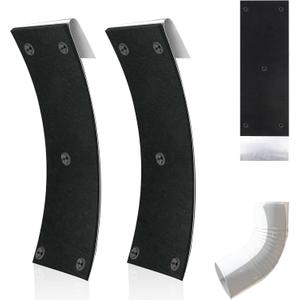 Gutter Noise Dampener- 2 Pcs3.54 X 11.81in Insert Adjustable Downspout Drip Silencer for Outdoor Sound Reducer.