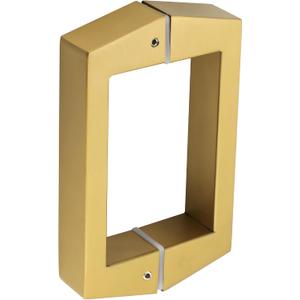 Alise 6" Shower Door Handle,Sliding Door Handles,Push Pull Glass Door Handle, Square Back to Back Shower Doors Handle, SUS304 Stainless Steel Shower Doors Hardware Replacement,Brushed Gold