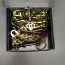 Skeleton Key Set, 26-Key Universal Replacement Skeleton Keys Kit for Antique Dresser, Chinese Cabinet, Antique Furniture and Old Style Cabinets or Doors, Collectible Gift (1.2-3.2inchs, Gold/Silver/Black)