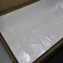 2ft x 4ft Drop Ceiling TilesSmooth White PVC Ceiling Panel 24 x 48in. Waterproof, Washable and Fire-Rated - Reusable - High-Grade PVC to Prevent Breakage-Package of 10 Tiles