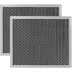 97007696 Replacement Filter For B-Roan - 10.5 X 8.75 Range Hood Filter Compatible with Stove Vent Fan With Aluminum Mesh Charcoal Combo By Funmit- Replaces 6105c 97007697-2 Pack