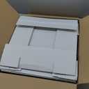 XRACV 5-Pack Toploader Trading Card Storage Box, 4 Row 3200 Count White Cardboard Storage Box for Basketball/ MTG/ TCG/ Sports/ Game Cards Organizer and Collection