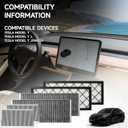 Front Trunk HEPA Carbon Air Filters Kit Fit for Tesla Model Y/Model Y Juniper/Standard 2020-2026, HEPA Air Filter *2 HEPA Carbon Filter *2 Cabin Air Filter *2 per Package with Installation Tools