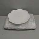 Mwellewm 10 Pcs Cake Stand White Plastic Dessert Table Display Set 4 Pcs 3 Tired Cupcake Stand Cookie Tray Rack Serving Tray Cake Tower and 6 Pcs Dessert Tray for Wedding Baby Shower Tea Party