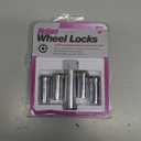 MCGARD 25110 Chrome Tuner Style Cone Seat Wheel Locks (M14 x 1.5 Thread Size) - Set of 4