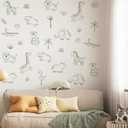 Jungle Animal Wall Decal, Lion, Elephant, Giraffe Animals Wall Stickers for Your Child's Girls and Boys Bedroom Baby Room Nursery Or Kids Room Animal Theme Decor (Green Animal Stickers)
