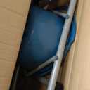 Folding Bedside Commode, Height Adjustable Toliet Chair for Seniors with Padded Seat and Arms, Portable Potty Shower Chair for Elderly Handicap Adult