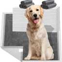 Charcoal Dog Pee Pads Extra Large 28" x 34", Puppy Pee Pads 40 Count, Potty Pads for Dogs with Adhesive Tape for Odor-Control & Leakproof, Disposable Pet Pads for Puppies, Dogs & Cats
