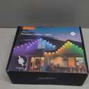 Permanent Outdoor Lights, 100FT 64 Bulbs RGB LED Outdoor String Lights, DIY Scene Mode, IP68 Waterproof Christmas Lights for Daily Decor, House Roof, Holiday Decorations, Outside