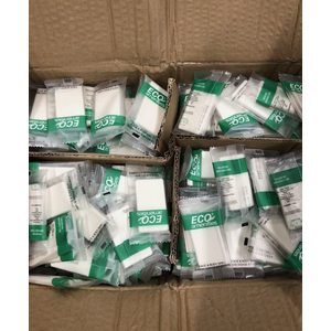 Eco 1.0 Oz Travel Size Soap Bars Individually Wrapped 400 PCs Bulk Green Tea