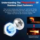 300Pcs #10 x 1-1/2" Self Tapping Screws for Metal, 410 Stainless Steel, Sheet Metal Screws for Metal, Truss Head High-Strength Quick Tapping (SILVER)