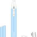Eyebrow Trimmer, Precision Electric Eyebrow Razor for Women Battery-Operated Facial Hair Remover with Comb No Pulling Sensation Painless for Face Chin Neck, Upper-Lip, Peach-Fuzz