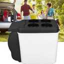 Car Refrigerator, 12V Mini Fridge Electric Cooler and Warmer for Car, 6 Liter Capacity, Portable Car Freezer Car Fridge Small Fridge for Car, RV, and Camping Use