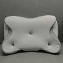 Cervical Neck Pillow for Pain Relief - Ergonomic Side Sleeper Pillow for Sleeping, Contour Orthopedic Pillow for Neck Support, Cooling Memory Foam Pillows for Back & Stomach Sleepers with Pillowcase