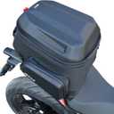 Universal Motorcycle Tail Bag, 40L-55L Expandable Rear Seat Bags Backpack
