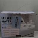 King Size Electric Heated Mattress Pad - Bed Warmer with Memory & Preheat Functions, 12 Heat Settings Dual Control for 1-12 Hours Auto Off, Lighted Button