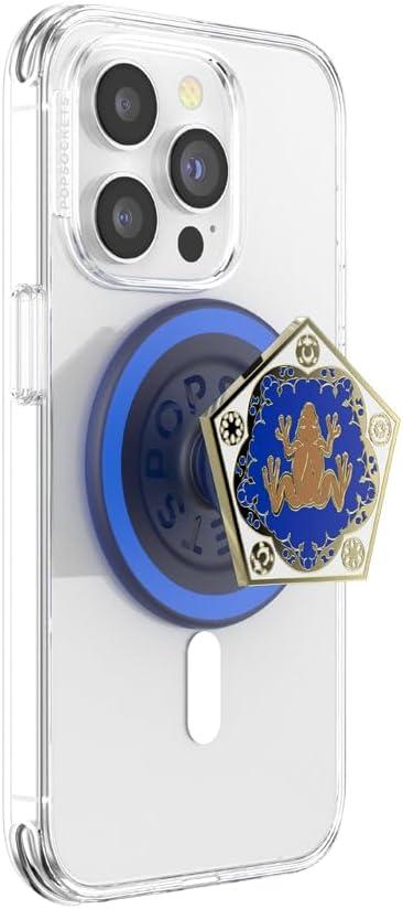 PopSockets Phone Grip for MagSafe, Secure Magnetic Phone Grip & Stand, Hands-Free Kickstand, Wireless Charging Compatible, Harry Potter - Enamel Chocolate Frog