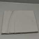 TEXAS LINEN CO. 100% Organic Cotton Percale Flat Sheet Twin Size - 1 PC Flat Sheet, Light Blue - Crisp, Cool and Strong Bed Linen, Top Sheets for Hot Sleepers, Luxury Breathable GOTS Certified Sheets