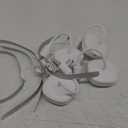 4 Pack Food Table Fan, 2000mAh USB Powered Rechargeable Food Fan, Portable Fan with Flexible Goose-Neck and Soft Blades for BBQ, Patio, Party (White)