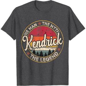 Kendrick The Man The Myth The Legend Personalized Name T-Shirt, Size 3XL