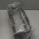 Large Outdoor Solar Lanterns Waterproof, Tall Farmhouse Black Metal Decorative Lanterns Solar Lights Outdoor for Front Porch Decor Outdoor Patio, Garden, Balcony, Porch, 27.6",16.3"-Set of 2