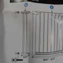 SHYUJAJIE 29.92"Tall Dog Gate 5.51"Wide Wide Extension Kit for Extra Wide Pet Gate (White, 29.92"Tall x 5.51"Wide)