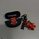 XMBYGY Case for Samsung Galaxy Buds 3 and for Galaxy Buds 3 Pro Earbuds with Doll and Carabiner, Silicone Charging Shockproof Protective Cover with Cartoon Skin Design for Man Woman Teen