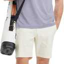 Rouen Polo Shirts for Men Dry Fit Performance Heather Stripe Golf Polo Moisture Wicking Lightweight Breathable Golf Shirts (Medium)