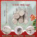 5 Pcs White Birch Poles 4 ft 1.5-2.5" Diameter Natural Wood Sticks