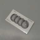 Tracker Tags-4 Pack Work with Apple Find My (iOS Only), [Apple MFi Certified] Key Finder and Item Locator, New Bluetooth 5.3 Tracker, Replaceable Battery Smart Tag for Keys, Wallet, Luggage etc (Black)