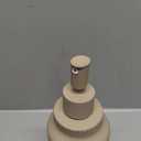 Modern Matte White Soap Dispenser for Bathroom14oz Ceramic Soft Touch Hand Lotion Dispenser with PumpLiquid soap Dispenser for Kitchen Rubber Paint (Khaki)