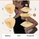 Sticky Bra Inserts Push Up - Double Sided Adhesive Breast Pads,Breast Enhancers for Bikini Bathing Suit Sports Bra (Beige)