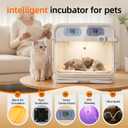 Puppy Incubator, Intelligent Constant Temperature Pet Brooder, Kitten Incubator for Newborn Puppies, Kittens, Small Mammals & Birds