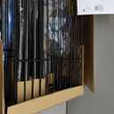 Amazon Basics 5-Shelf Adjustable, Heavy Duty Storage Shelving Unit on 4'' Wheel Casters, Metal Organizer Wire Rack, 30" L x 14" W x 64.75" H, Black