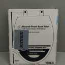 KOHLER 20467-0 Stonewood Quiet-Close, Round Toilet Seat Soft Close, Durable Wood, Easy Installation, Universal Fit, Home Essentials, White Finish