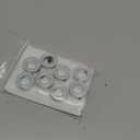 (8-Pack) Zinc Plated Carbon Steel 5/8" Bore Shaft Collars Sets - Screw Style Bore Shaft Collars with 5/8" Bore Size, 1-1/8 Outer Diameter, and 1/2 Width - Suitable for Automotive and Industrial Use