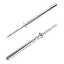 30Pcs Extra Long Pop Rivets, Extended Length, Aluminium Dome Head Steel Shank Mandrel Long-Shaft Blind Rivets (1/4"x2")