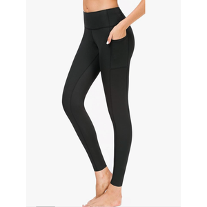 Flatik Women's High Waist Yoga Capris with Pockets, Workout Sports Running Athletic Capris Leggings with Pocket 3 PC Size S