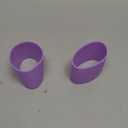 uxcell Silicone Water Bottle Boots, Silicone Cup Protector, Anti-Slip Protective Sleeve Bottom Accessory (6cm, Purple)