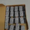 32 Pcs Rectangle Chair Leg Floor Protectors for Hardwood - Silicone Felt Furniture Pads, Scratch/Noise Reducing Covers, Small (Fits Perimeter 3-3/4" to 4-7/8")