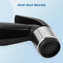 Hygie Rinse Universal Sink Sprayer Attachment for Kitchen Faucet, Kitchen Side Sprayer Head Compatible with Delta, Moen, Kohler and Other OEM Brands Pull Out Spray Head,Matteblack, Daily Design