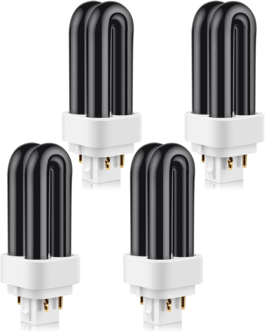 PACETAP 4 Pack 41050 7W Replacement Bulbs for Dynatrap DT1050 DT1100 DT1250, 1/2 Acre Replacement Bulb U Shape Replacement Bulbs Light for DynaTrap