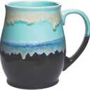 Large Ceramic Coffee Mug, 25 oz/710 ml, Dishwasher and Microwave Safe, Extra Large Tea Mug, Perfect for Office and Home, Great Gift (Green)