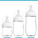 2 x Silicone Nipple for Gulicola Natural Glass Bottle, Medium Flow Nipple Level 2, 3 m+, 4 Count