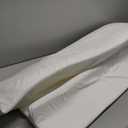 12" Extra Wide Split King Gap Filler for Adjustable Bed, Bed Bridge Twin to King Converter with Washable Cover, Close The Gap (0-3"),White