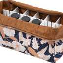 Essential Oil Carrying Case - Holds 18 Bottles (5mL-20mL, Also Fits for Roller Bottles), Travel Essential Oil Bag for Purse, Portable Organizer for Essential Oils and Accessories